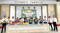 Polres Rohil Ungkap 48 Kasus Narkotika, 66 Tersangka Diamankan