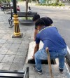 Diduga Dicuri, Dishub Pekanbaru Tutup Bak Kontrol dengan Coran Semen