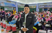 Sudah 899 Jemaah Riau di Berangkatkan Ke Madinah