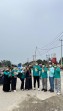 Peduli Dampak Karhutla Riau, Universitas Hang Tuah Pekanbaru melalui Fakultas Kesehatan Bagikan Masker kepada Masyarakat