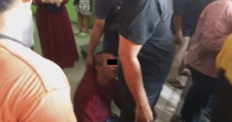Ditangkap Warga, Jambret di Pekanbaru Bonyok Dimassa