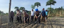 Polsek Kawasan Pelabuhan Ajak Warga Manfaatkan Lahan Kosong untuk Pertanian Demi Dukung Ketahanan Pangan