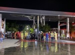 Tengah Malam, Mobil Kijang Kapsul Terbakar di SPBU Hangtuah Pekanbaru, Satu Pompa Hangus