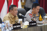 Pj Gubernur Riau Bahas Evaluasi Tahapan Pemilu dan Persiapan Pilkada