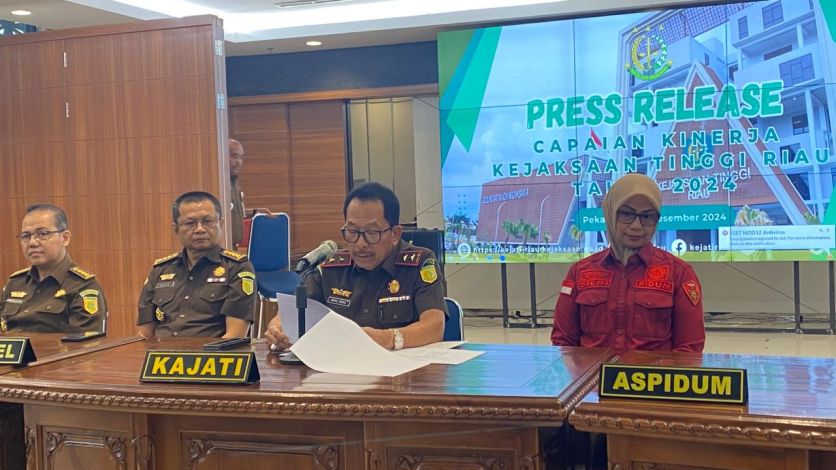 Kejati Riau Catat PNBP Rp44,16 Miliar pada 2024