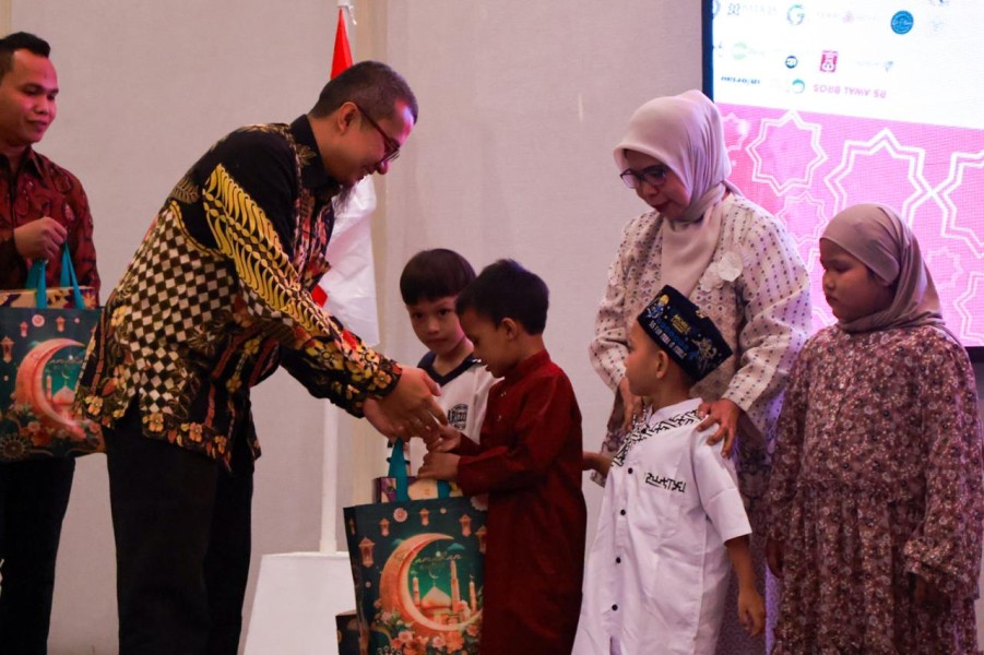 APSAI Buka Puasa Bersama Mitra, Sekaligus Santuni 20 Anak Yatim dari Empat Kecamatan