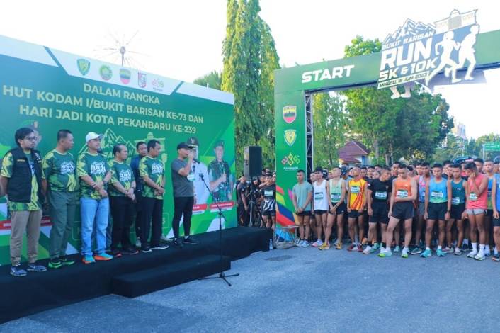 3.000 Peserta Ramaikan Bukit Barisan Run