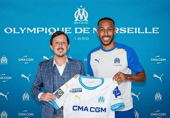 Pierre-Emerick Aubameyang Resmi Gabung Marseille