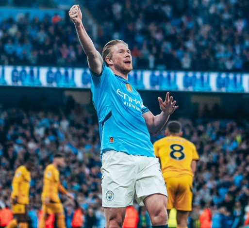 Man City Menang Dramatis Lawan Wolves
