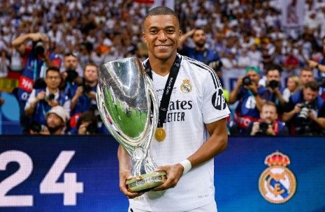 Mbappe Cetak Gol, Real Madrid Juara Piala Super Eropa