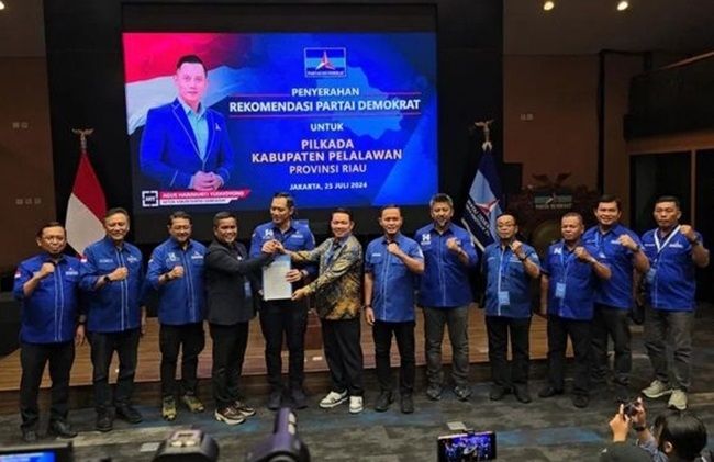 Demokrat Sah Usung Duet Zukri - Tamrin di Pilkada Pelalawan