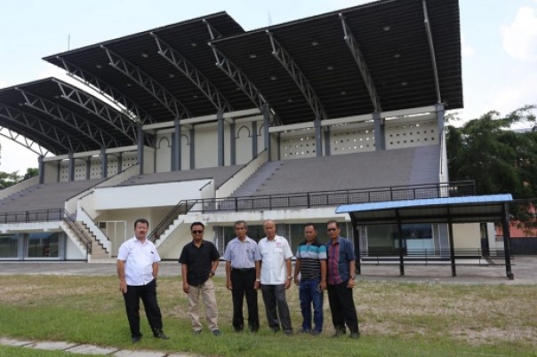 Demi Sukses Porkot VII, KONI Kota Tinjau Venue di Komplek Olahraga UIR Marpoyan
