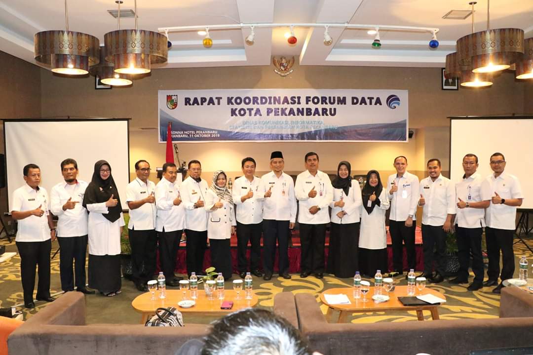 Ayat Cahyadi Membuka Rapat Koordinasi Forum Data Kota Pekanbaru