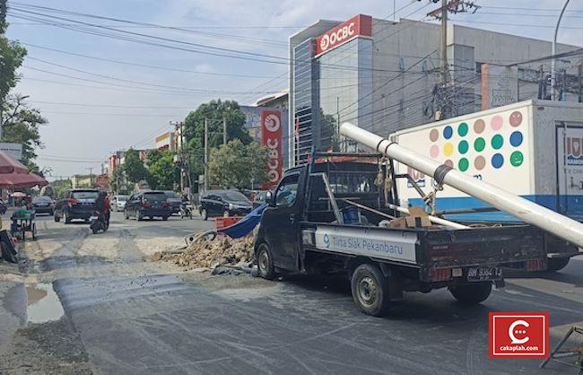 Jalan Ahmad Yani yang Baru Diperbaiki 'Dirusak', Ini Respon Pj Gubri