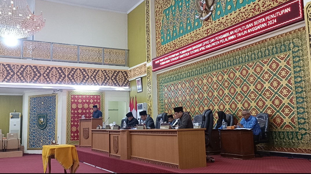 Sejumlah Rekomendasi Banggar DPRD Terhadap APBD Pelalawan TA 2024