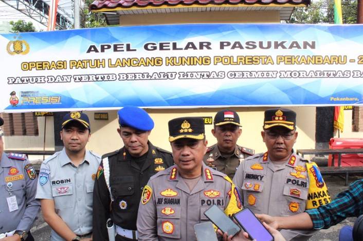 Kapolresta Pastikan Tidak Ada Pungli Selama Ops Zebra Lancang Kuning