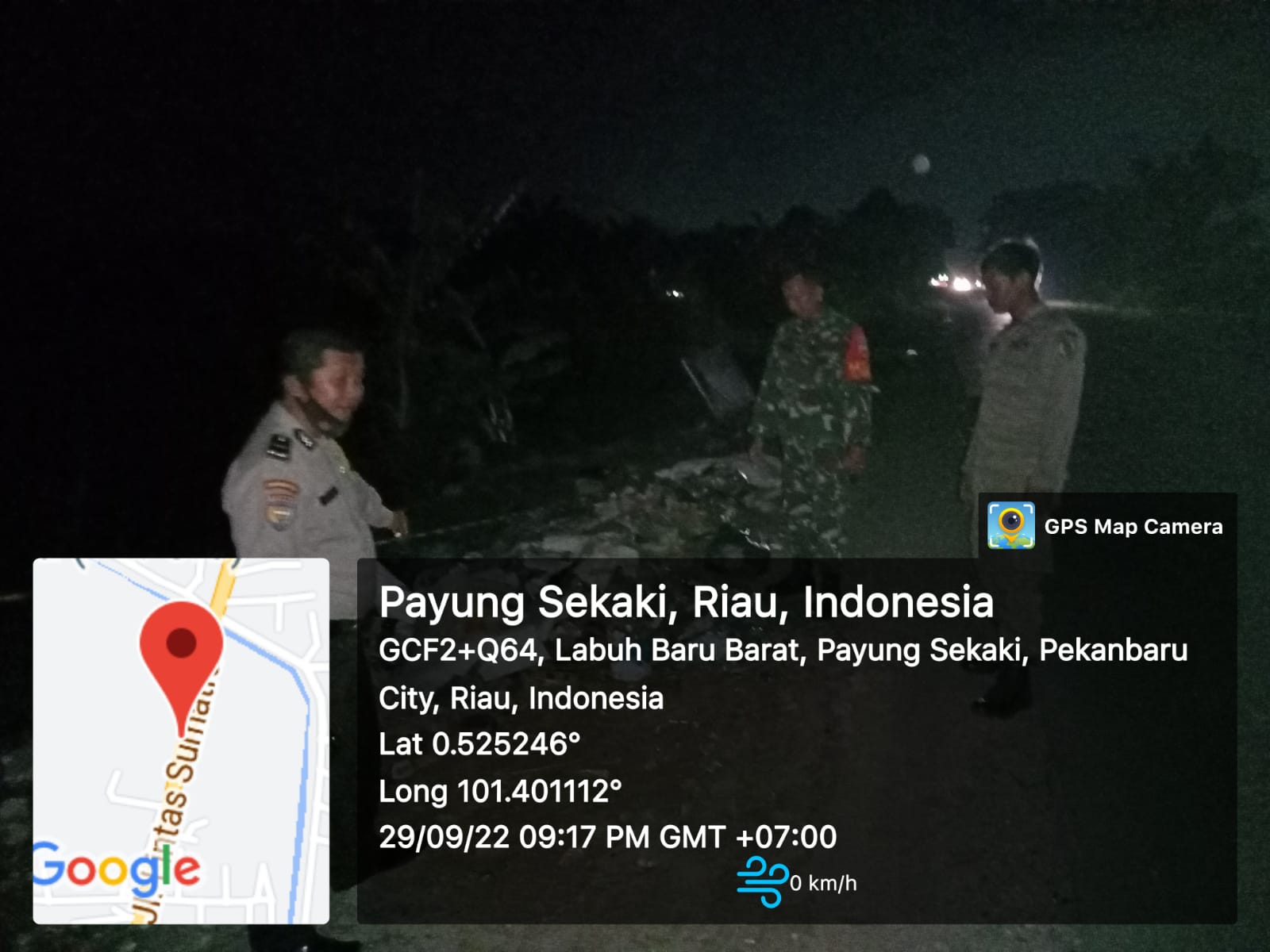 Babinsa Monitoring dan Penertiban TPS Ilegal Disepanjang Terminal AKAP