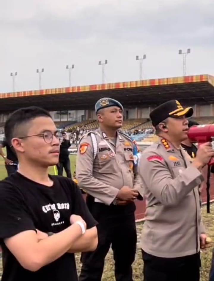 Usai Laga PSPS vs Nusantara United  Suporter Bentrok, Kapolresta Pekanbaru  Berhasil Amankan Situasi