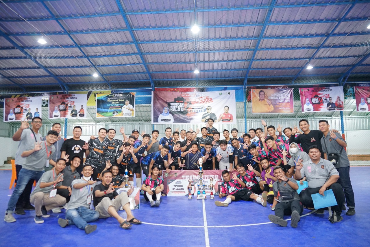 Meriah, Juara Turnamen Futsal Mandau Bermasa Cup Direbut Tuan Muda FC