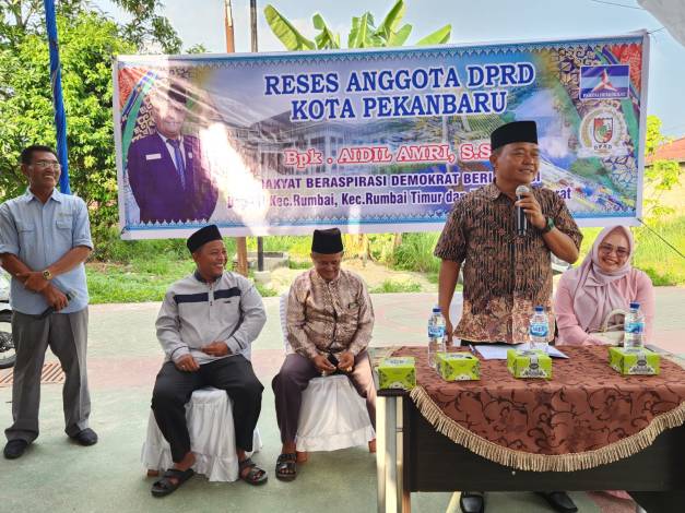 Aidil Amri Turun Reses, Warga Keluhkan Infrastruktur