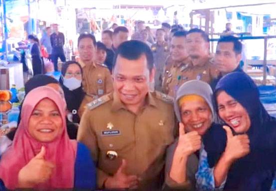 Kepala Dinas LHK Dampingi Pj Walikota Tinjau Revitalisasi Pasar Palapa
