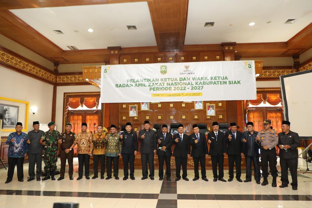 Kukuhan Komisioner BAZNAS Kabupaten Siak,  Alfedri : Pemberdayaan Zakat, Selaras dengan Program Pemda
