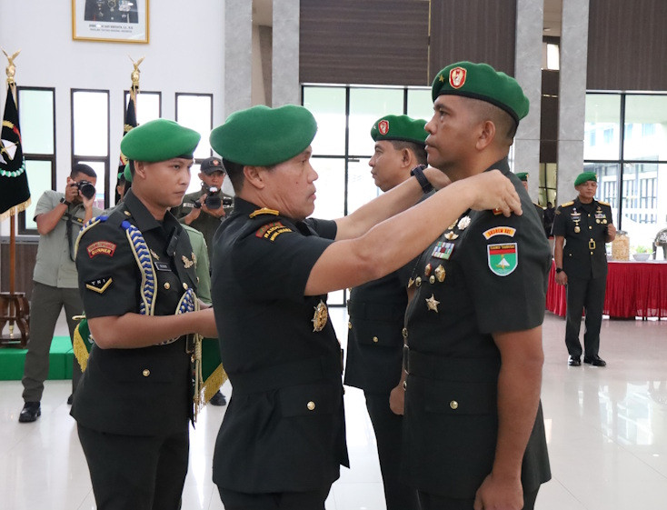 Brigjen TNI Agustatius Sitepu Resmi Jabat Danrem 031/Wira Bima