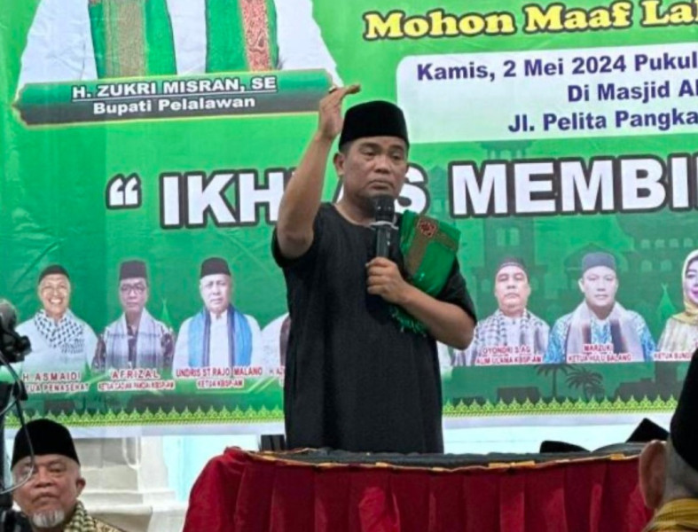 Ingin Beri yang Terbaik untuk Daerah, Bupati Zukri Tegaskan Dua Periode di Pelalawan