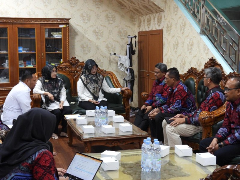 BPKAD Pekanbaru Sambut Kunjungan Sekjen DPR-RI