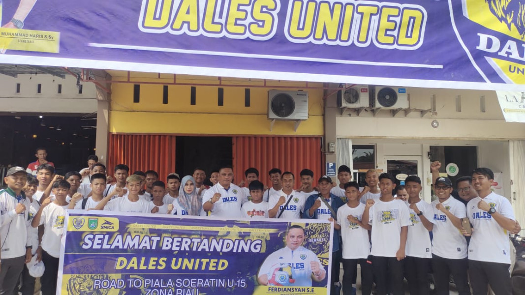 Dilepas Ferdiansyah, Dales United Siap Beraksi di Piala Soeratin U-15 Zona Riau