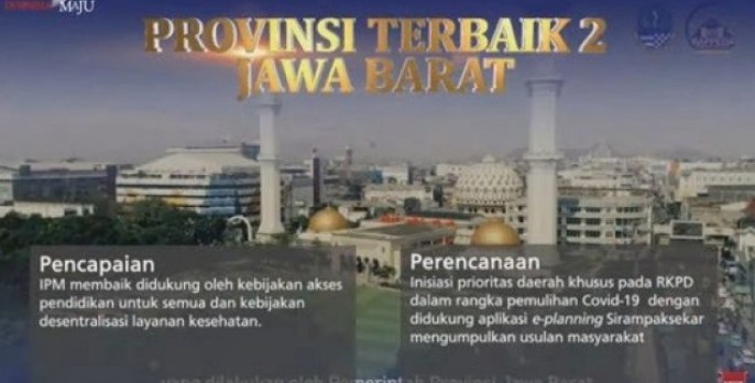 Jabar Terbaik Kedua Nasional di Ajang PPD 2021