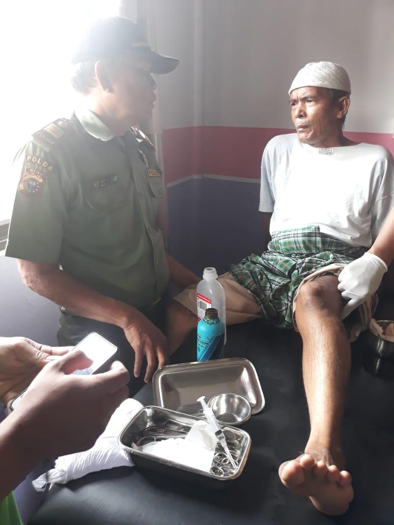 Diterkam Buaya, Melawan Kakek Maswir Terluka