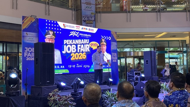 Walikota Buka Pekanbaru Job Fair 2026, 1.417 Lowongan Kerja Tersedia