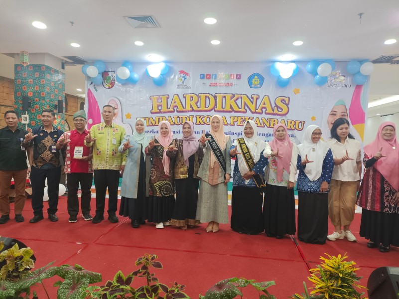 Ratusan Anak Meriahkan Gebyar Hardiknas HIMPAUDI Kota Pekanbaru