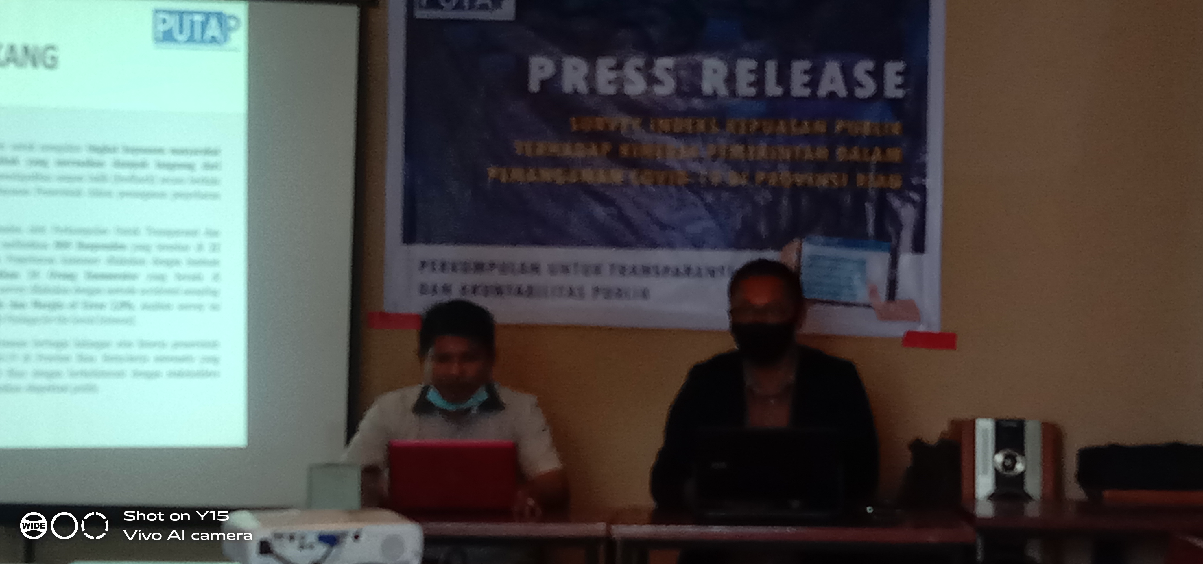 Survey Kepuasan Publik Covid-19, PUTAP: Masyarakat Riau Sangat Puas Kinerja Pemerintah Tangani Covid 