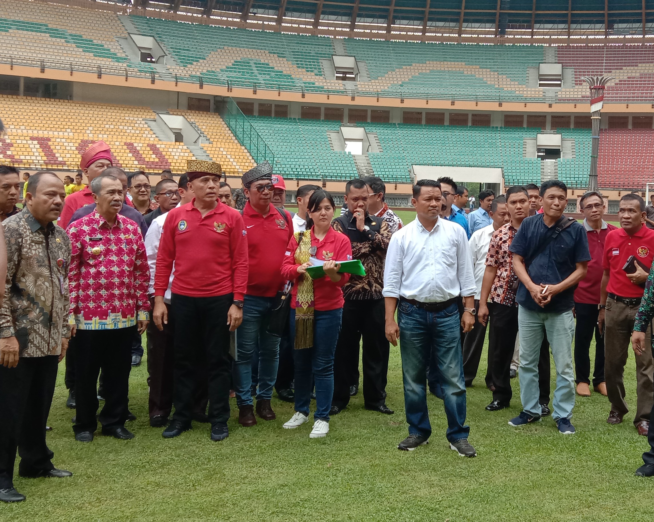 Ketum PSSI Tinjau Stadion Utama Riau, Ini Penjelasannya