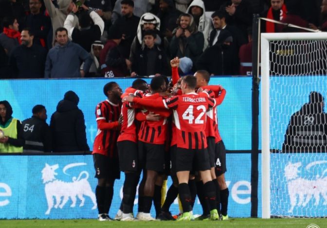 Kalahkan Juventus 2-1, AC Milan Tantang Inter Milan di Final Supercoppa Italiana 2024