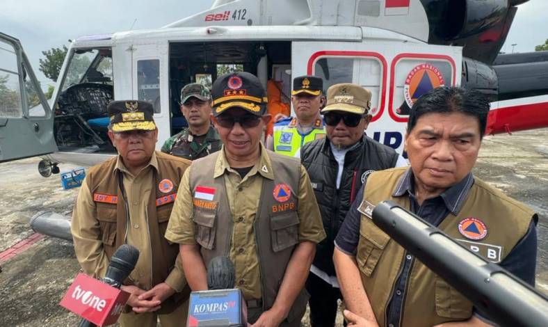 Tinjau Banjir di Riau, Kepala BNPB Sebut Ribuan Warga Masih Mengungsi