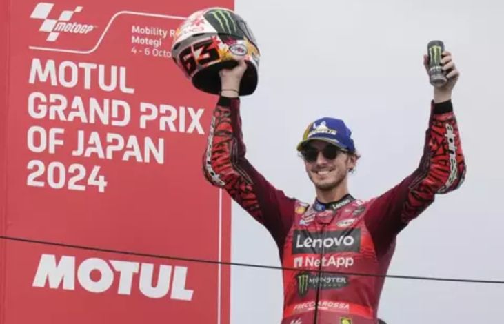 MotoGP 2024: Berselisih 19 Poin dengan Jorge Martin, Francesco Bagnaia Tetap Optimistis