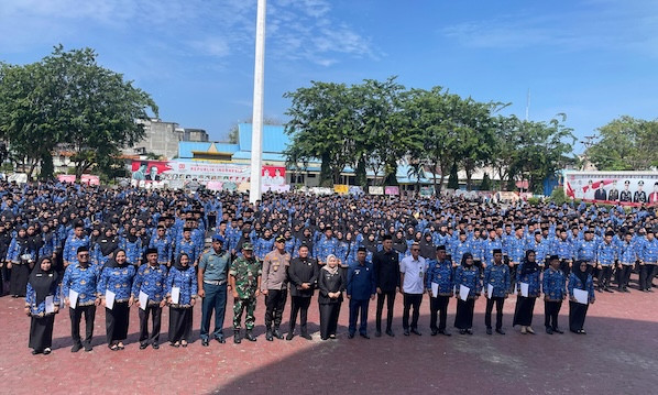3.700 PPPK Paruh Waktu Bengkalis Terima SK