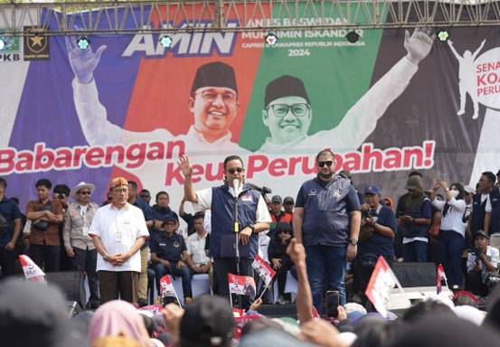 Anies Ajak Pendukung di Bandung Barat Tak Terprovokasi Perobekan Spanduk