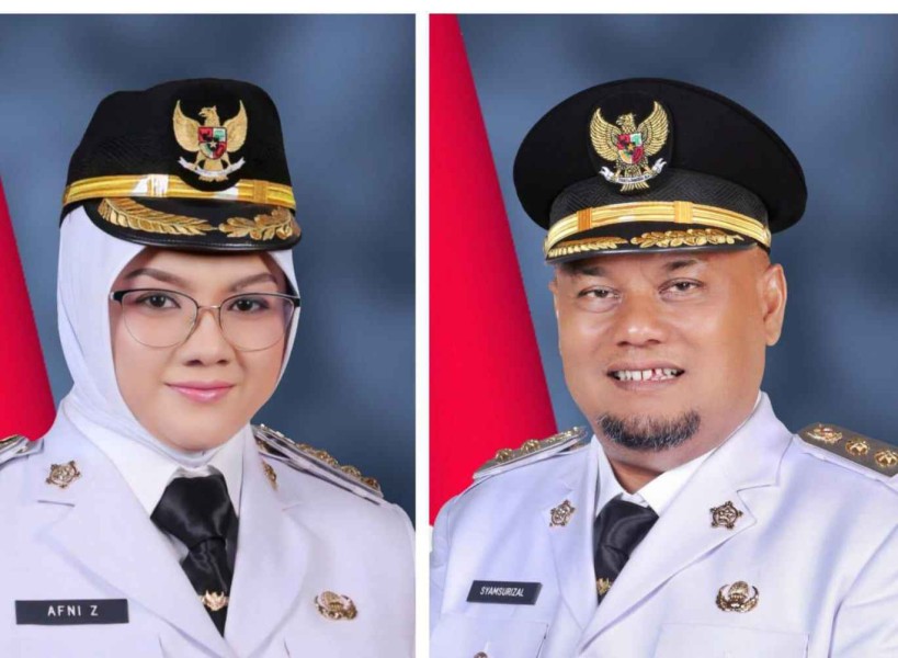 Hari Ini Gubernur Riau Lantik Dr Afni Z MSi-Syamsurizal SAg MSi  Sebagai Bupati dan Wakil Bupati Siak Periode 2025-2030