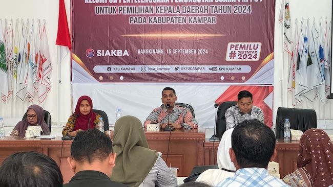KPU Kampar Rekrut 8.960 orang KPPS