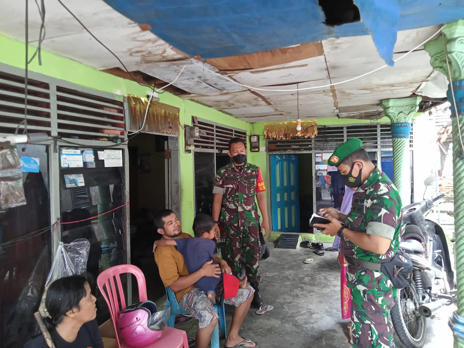 Cegah Tangkal Radikalisme, Babinsa Komsos ke Kampung Pancasila