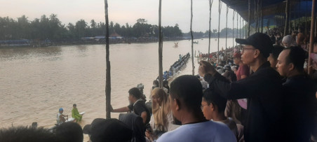 Ada Istri Kehilangan Suami pada Hari Kedua Pacu Jalur Rayon III di Tepian Rajo Pangean Kuansing