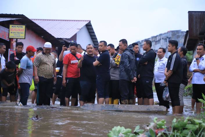 Tinjau Langsung Kondisi Banjir, Ini Perintah Muflihun ke OPD Terkait