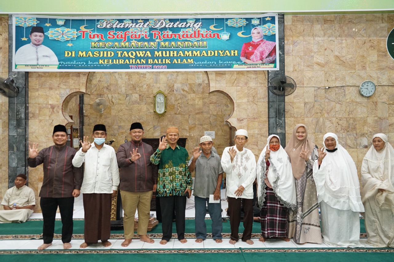 Safari Ramadhan, Camat Mandau Ajak Tingkatkan Taqwa & Jadikan Ajang Silaturahmi