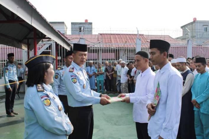 7.742 Narapidana di Riau Dapat Remisi Idulfitri, 36 Orang Langsung Bebas