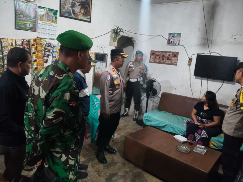 Polsek Beserta Upika Tualang Gelar Patroli Gabungan,  Ciptakan Rasa Aman dan Antisipasi Gangguan Kamtibmas