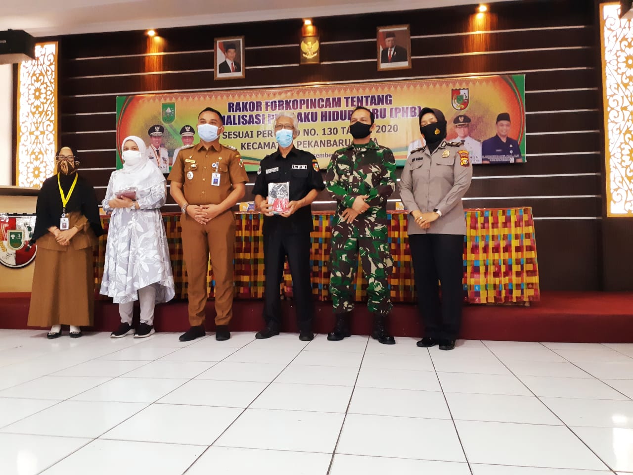 Koramil 02 Kota Hadiri Rakor Forkopincam Sosialisasi PHB
